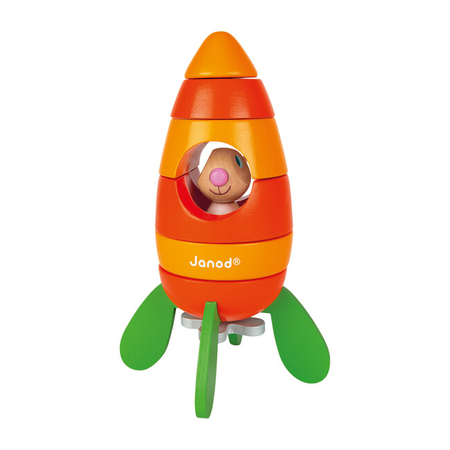 Magnetic Carrot Rocket - Stackers - 1