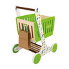 Green Market Wooden Shopping Trolley - Play Food - 2