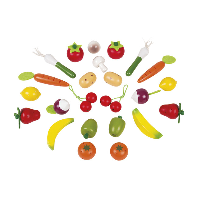 24 Pieces Fruits & Vegetables Basket