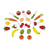 24 Pieces Fruits & Vegetables Basket - Play Food - 2