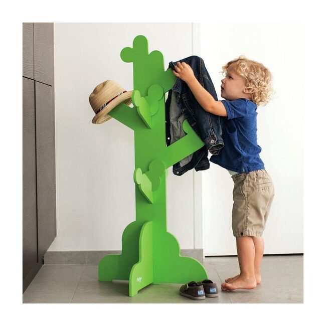 Little Ones Clothes Tree, Green - Storage - 2