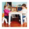 Chalk Table and Benches, White - Play Tables - 3