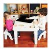 Chalk Table and Benches, White - Play Tables - 4