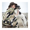 Camouflage Throw, Flax/Loden - Throws - 2