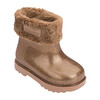 Baby Winter Boot, Brown Glitter - Boots - 1 - thumbnail