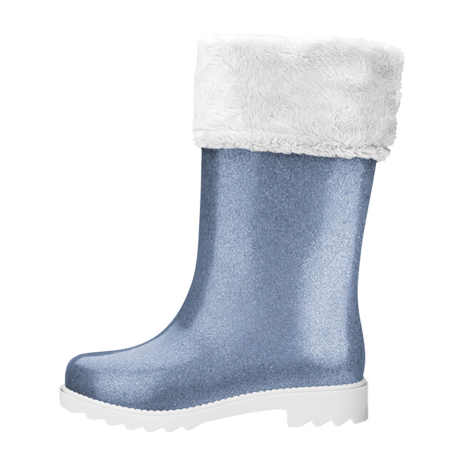 Mel Winter Boot, Blue Glitter - Boots - 3