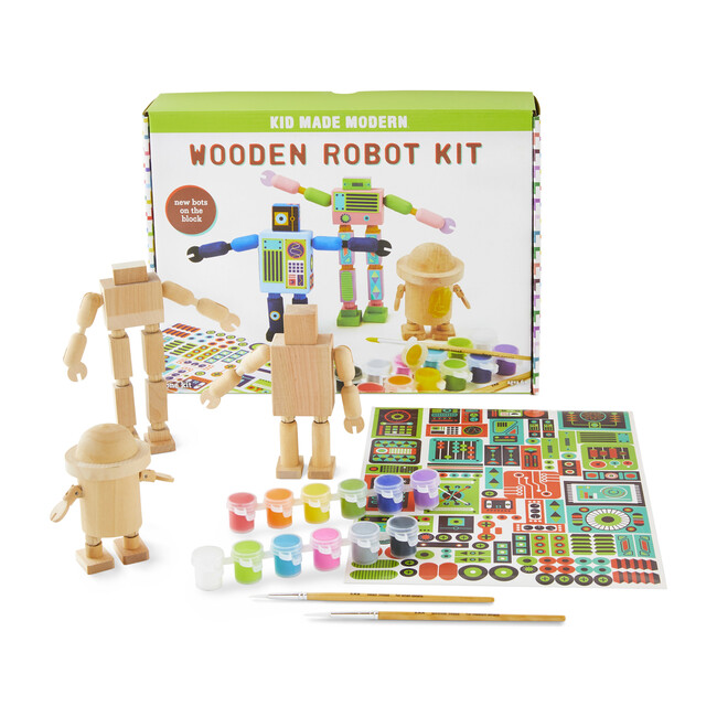 Wooden Robots Kit - Arts & Crafts - 1