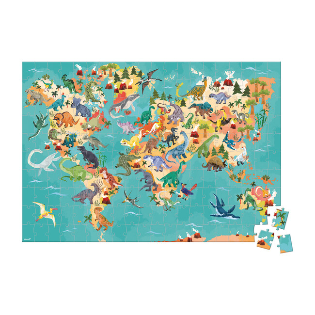 Dinosaurs 200-Piece Educational Puzzle