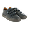 Velcro Tennis Sneaker, Navy Leather - Loafers - 1 - thumbnail