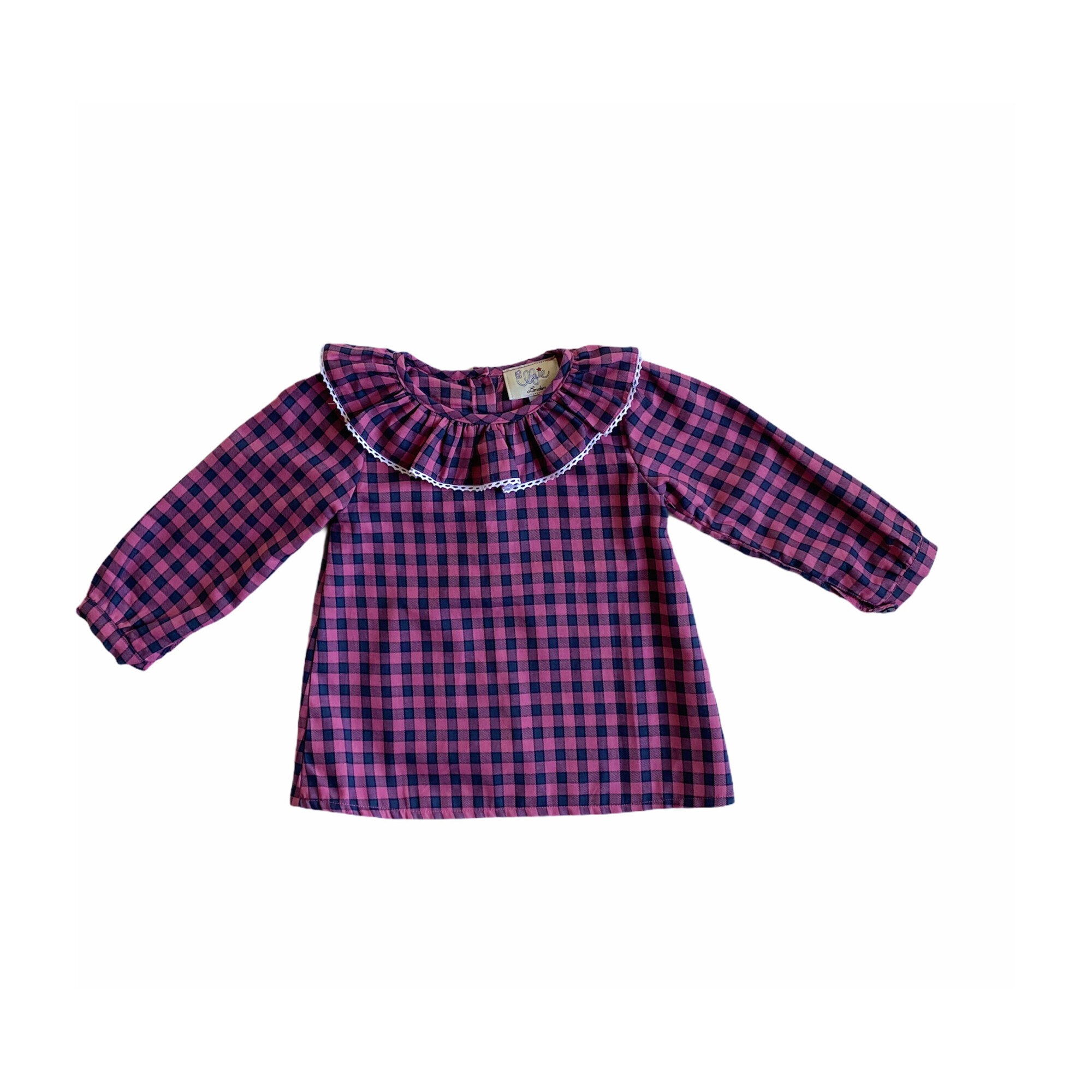 Grace Shirt, Tartan - Kids Girl Clothing Tops - Maisonette