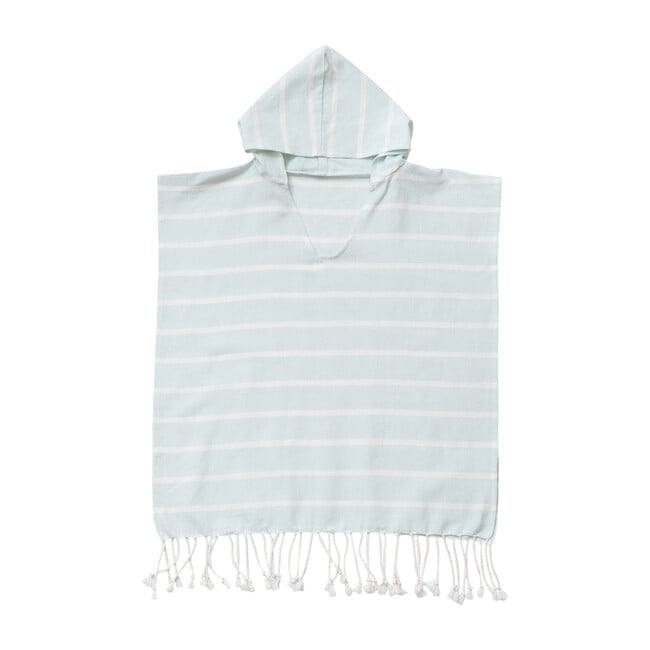 Bondi Organic Cotton Kids Poncho, Seaside Blue