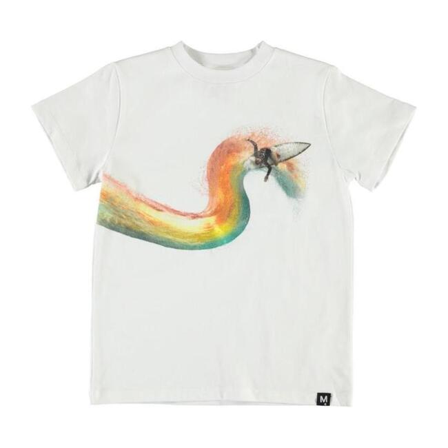 Rainbow Surf T-Shirt, White