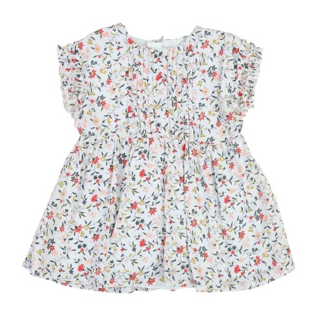 Floral Dress, Blue