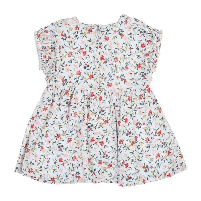 Floral Dress, Blue