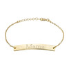 14k Gold Engravable Nameplate Bracelet - Bracelets - 2