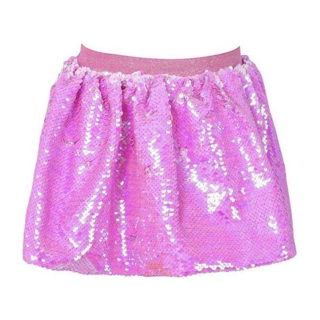 Pretty in Pink Sequin Skirt, Pink - Lola + The Boys Skirts | Maisonette