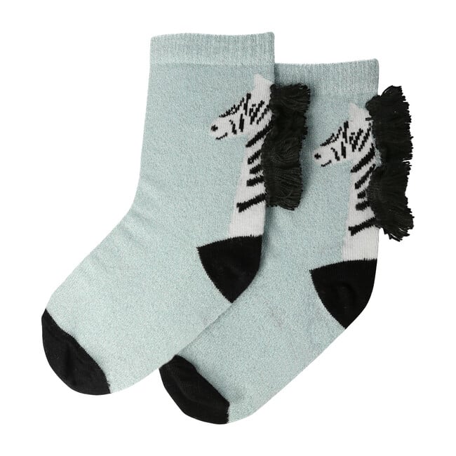 Zebra Sparkle Socks