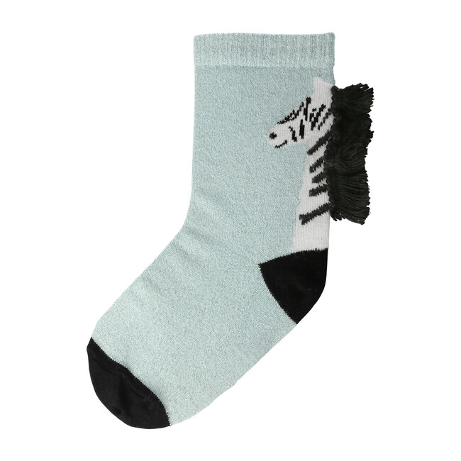 Zebra Sparkle Socks