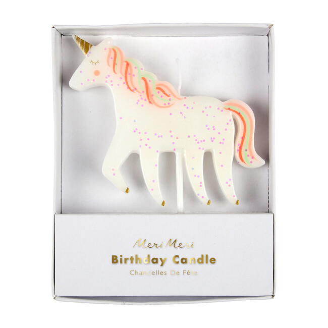 Unicorn Glitter Candle - Tabletop - 1