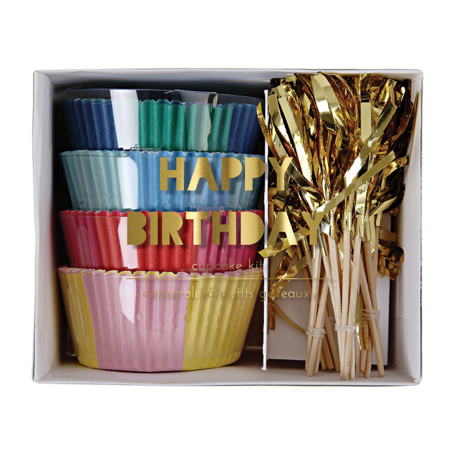 Happy Birthday Cupcake Kit - Party Accessories - 1