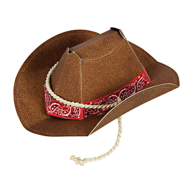 Howdy Cowboy Party Hat 8 box Meri Meri Party Goods