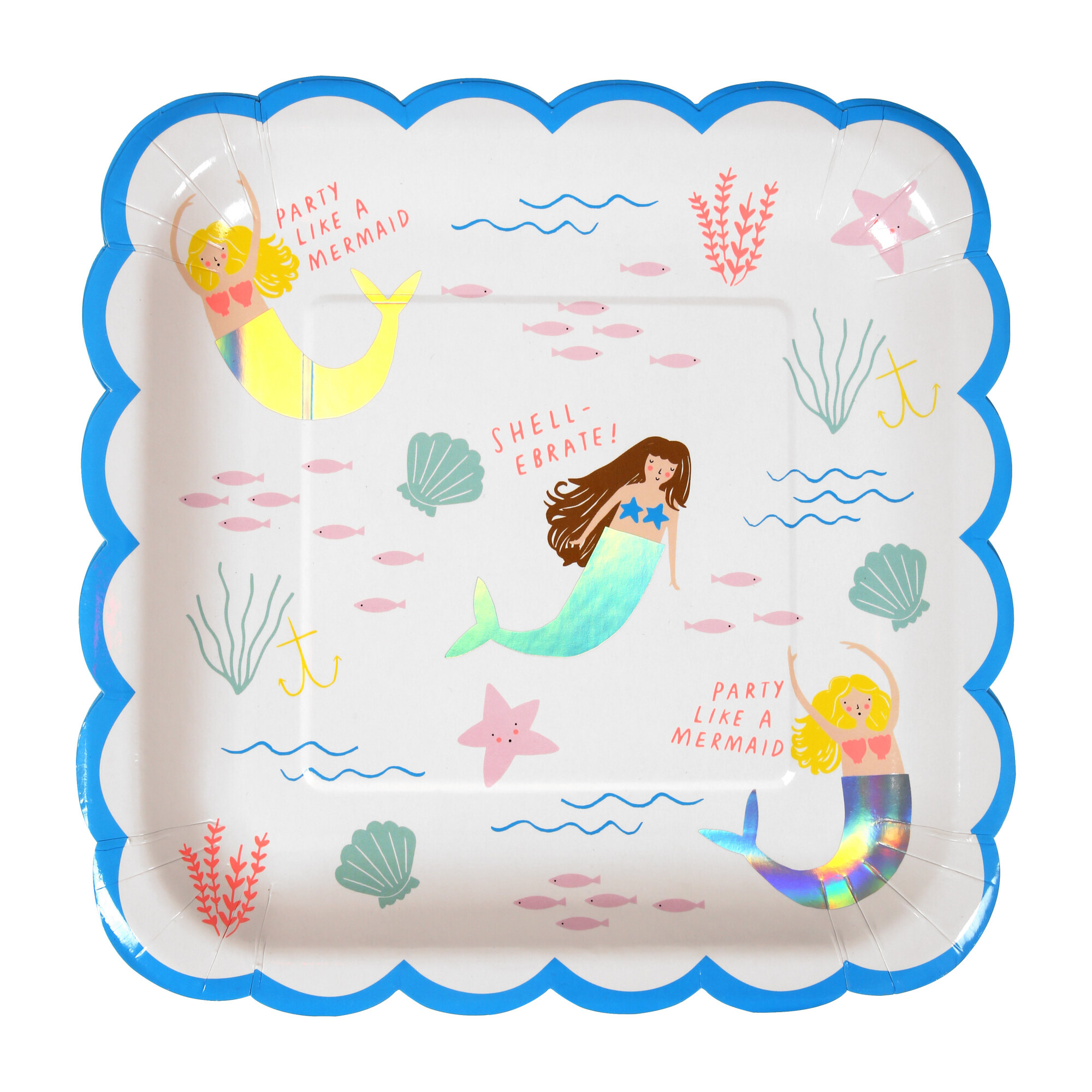 Mermaid Plates, Large