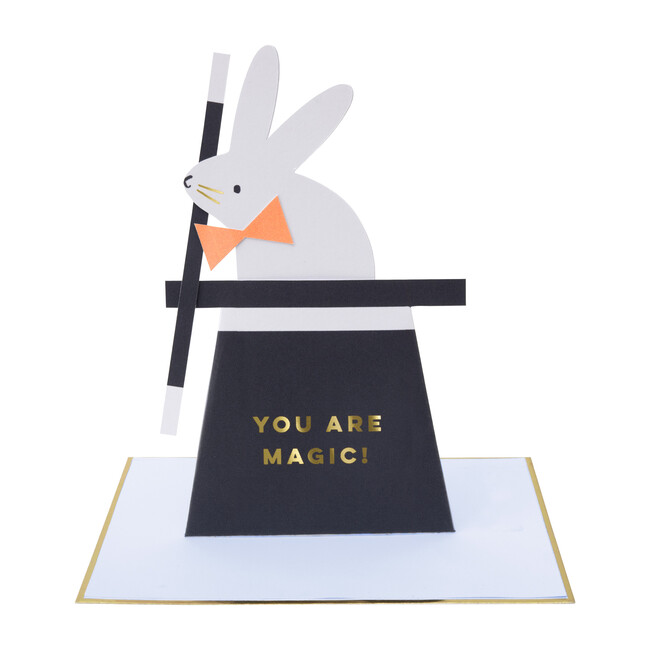Magic Rabbit StandUp Card Meri Meri Desk & Stationery