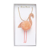 Flamingo Pompom Necklace - Necklaces - 2