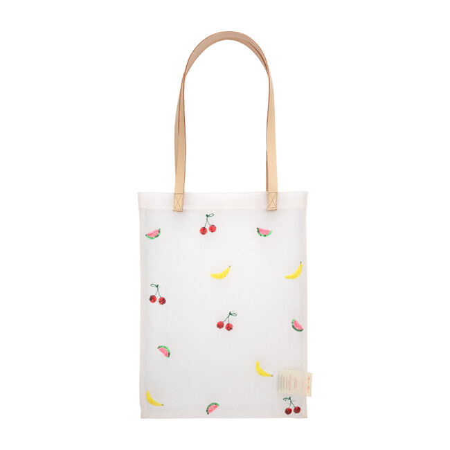 Sequin Fruit Mesh Tote Bag - Bags - 1