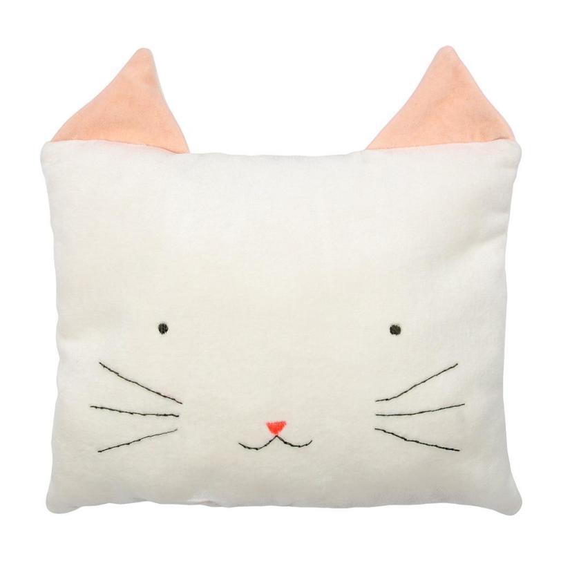 Velvet Cat Cushion Home Decor Decorative Pillows & Throws