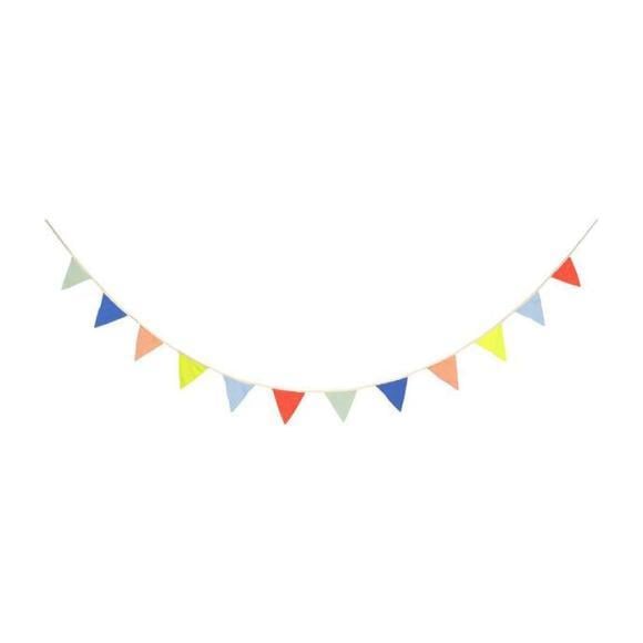 Multicolor Knitted Flag Bunting