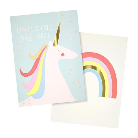 Rainbows & Unicorns Art Prints