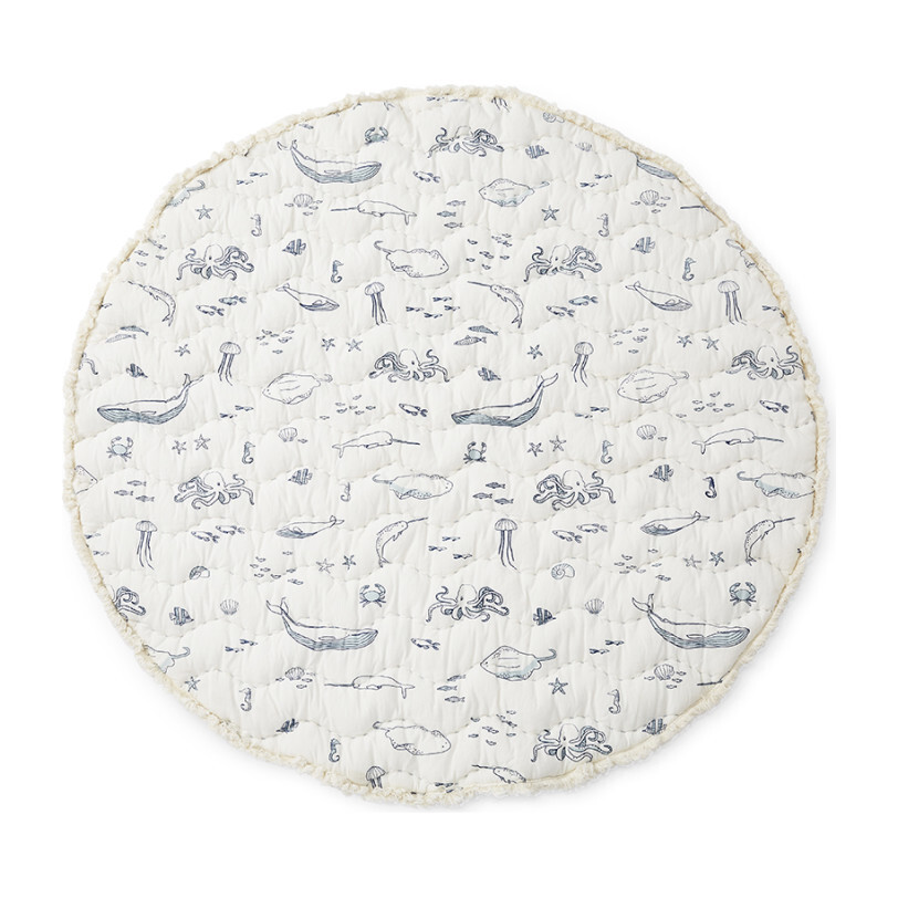 Life Aquatic Fringed Playmat, Marine