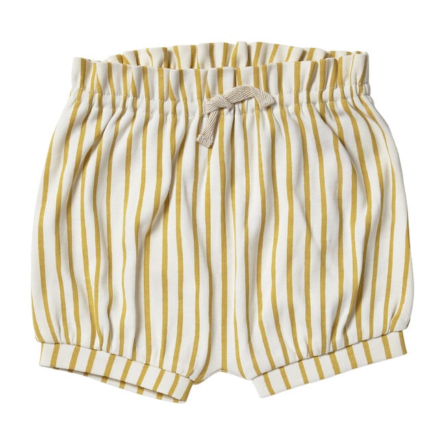 Organic Stripes Away Bloomers, Marigold