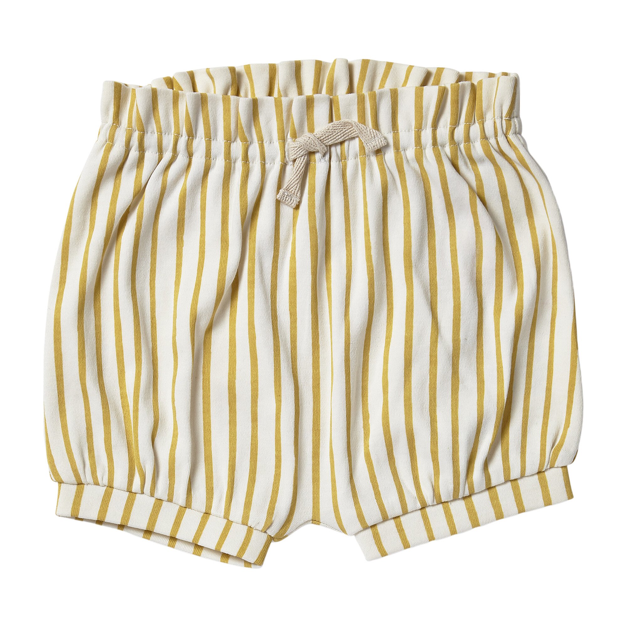Organic Stripes Away Bloomers, Marigold