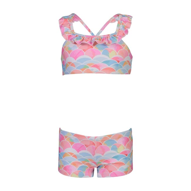 Rainbow Connection Sports Ruffle Bikini