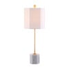 Set of 2 Magdalene Marble Table Lamps, White/Gold - Lighting - 3