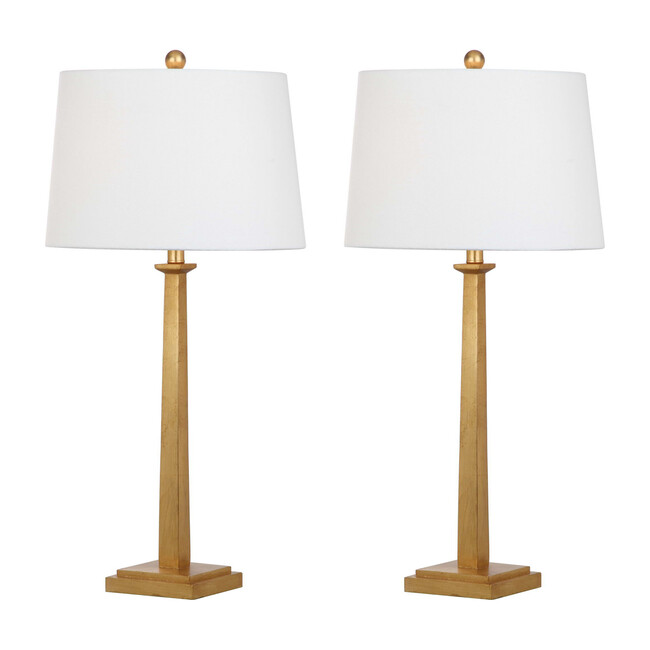 Set of 2 Andino Table Lamps, Brass
