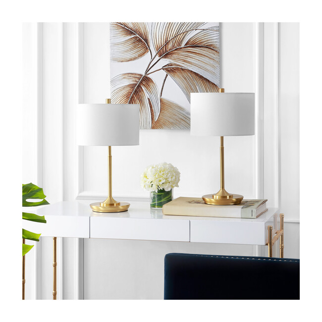 Set of 2 Taren Table Lamps, Gold