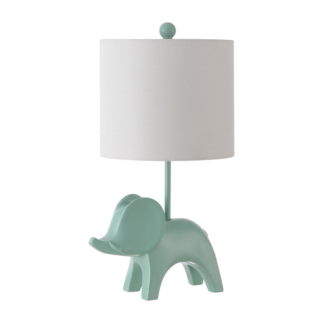 Ellie Elephant Lamp, Aqua - Lighting - 1