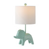 Ellie Elephant Lamp, Aqua - Lighting - 2