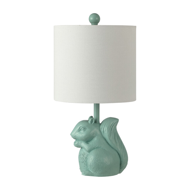Sunny Squirrel Lamp, Aqua - Lighting - 1
