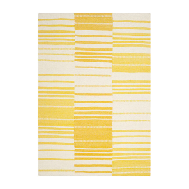 Kilim Lily Rug, Yellow - Rugs - 1