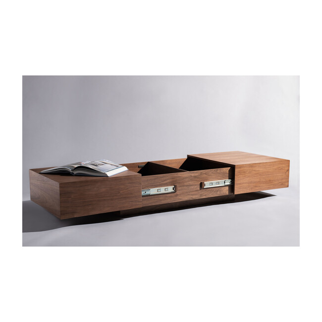 Rascal Wood Coffee Table, Walnut