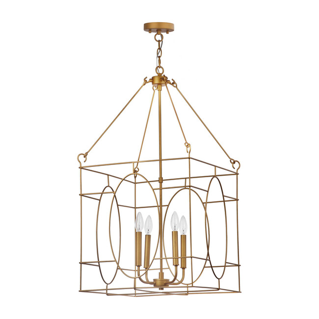Margot 4-Light Adjustable Pendant, Gold - Lighting - 1