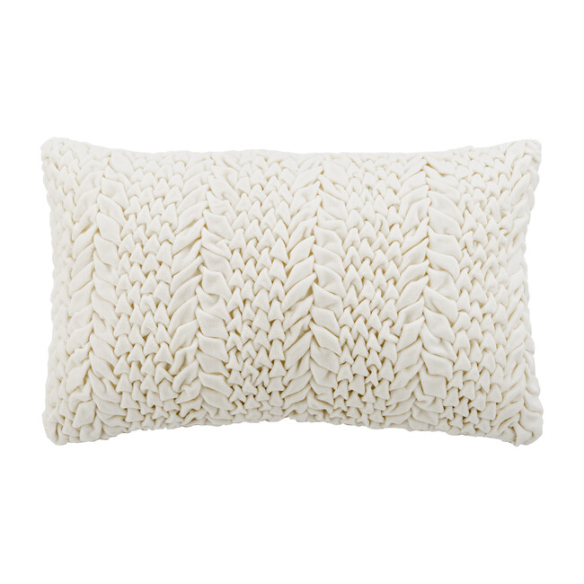 Barlett Pillow, Cream - 12" x 20"
