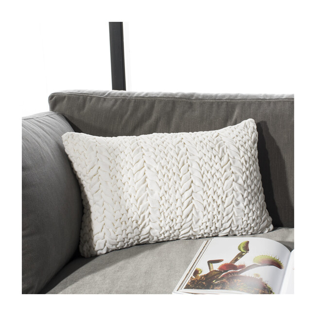 Barlett Pillow, Cream - 12" x 20"