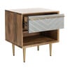 Leni Nightstand, Natural/Brass - Nightstands - 3