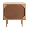Leni Nightstand, Natural/Brass - Nightstands - 5