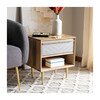 Leni Nightstand, Natural/Brass - Nightstands - 8